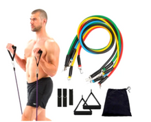 Carregar imagem no visualizador da galeria, Kit Elasticos Extensores de treinamento Fitness Exercicio em Casa