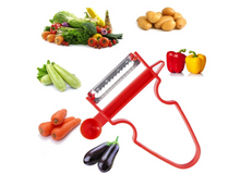 Carregar imagem no visualizador da galeria, MiniSlicer® - Kit Descasca Tudo - Ralador Fatiador Descascador Frutas Legumes (3 peças)